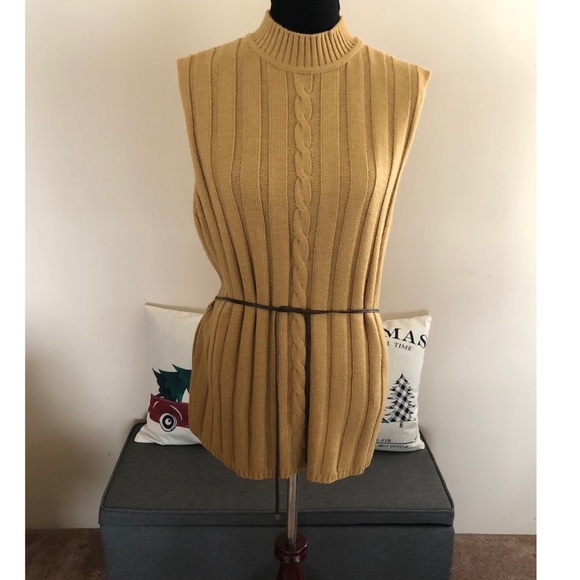 maggie mcnaughton Sweaters - Maggie McNaughton Tie Belt Sweater Size 2X